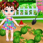 طفل تايلور وقت زراعة البطيخ