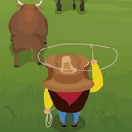 هروب البقرة من المزرعة