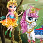 princess fairytale pony grooming